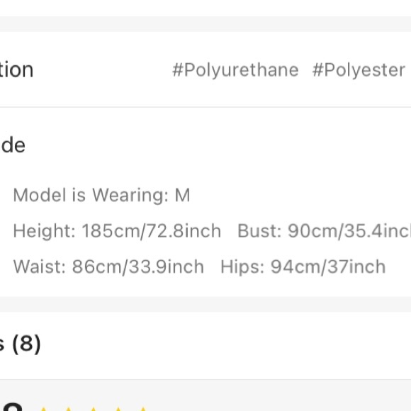 Men’s holographic zipper fly PU leather pants - Picture 10 of 10